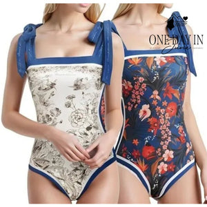 Skays Reversible Floral One Piece Swimsuit Size L
