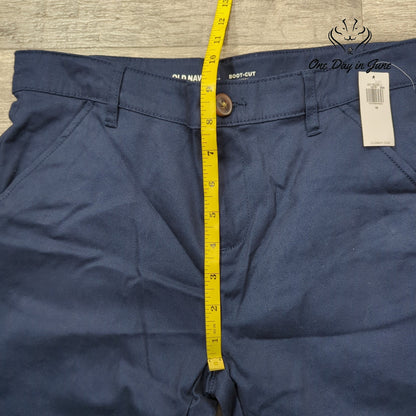 Old Navy Bootcut Stretch Pants Navy Blue NWT Size 16