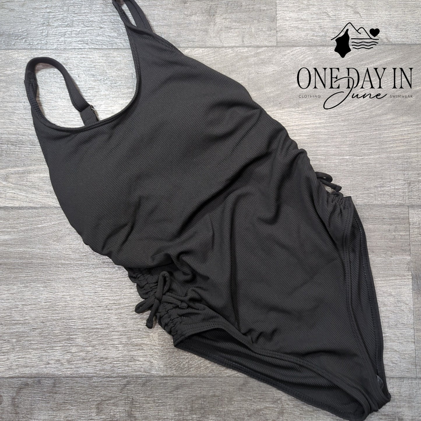 Millenium Girl Ribbed One Piece Swimsuit Size 150 (10 Yr)