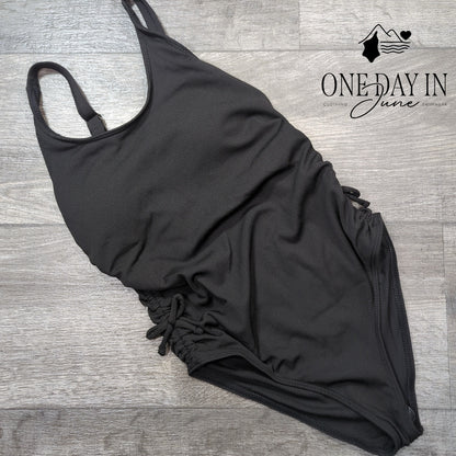 Millenium Girl Ribbed One Piece Swimsuit Size 150 (10 Yr)