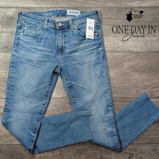 AG Adriano Goldschmied The Legging Ankle Skinny Jeans Blue NWT Size 4 (27)