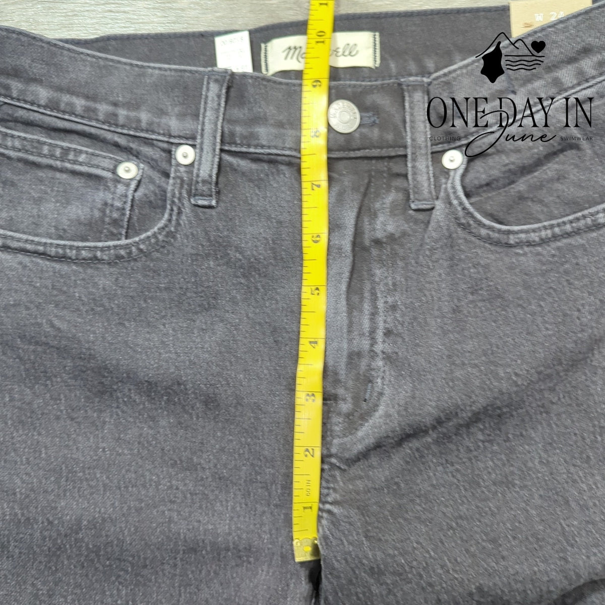 Madewell The Slim Boyjean Black Gray Slim Boyfriend Jeans NWT Size 24 (0)