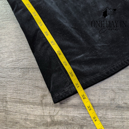 AG Adriano Goldschmied The Quinne High Rise Flare Velvet Jeans Black NWT Size 4