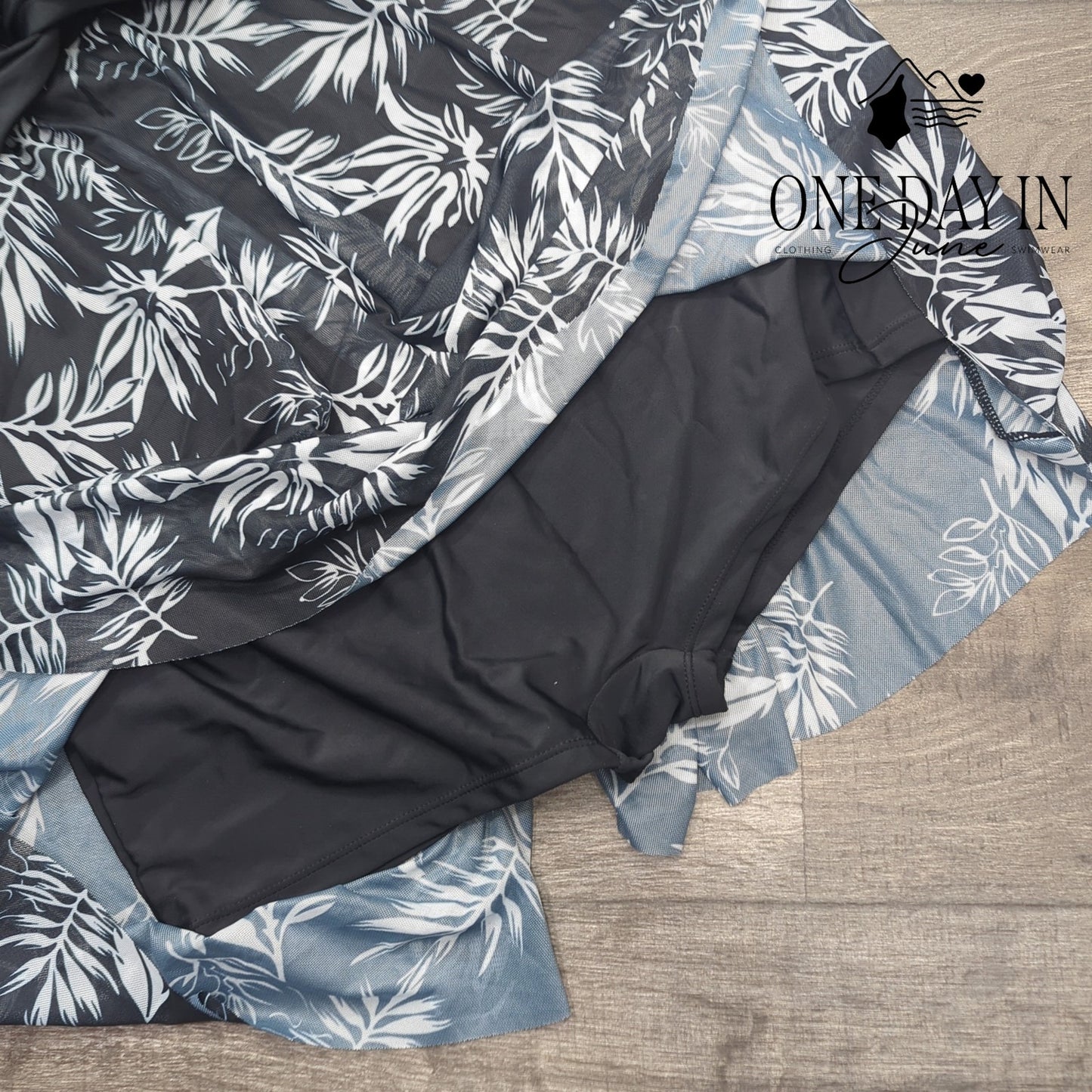 Shekini Boyshort One Piece Swimsuit Size XL