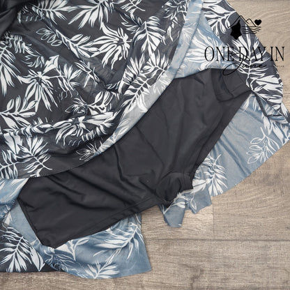 Shekini Boyshort One Piece Swimsuit Size XL