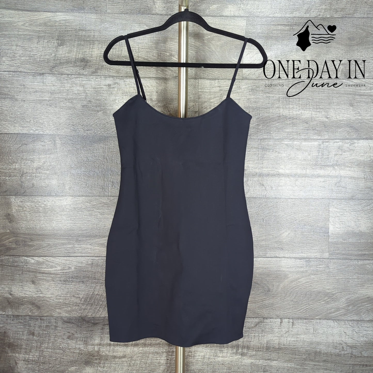 Mother of All Celeste Mini Dress Black Bodycon Sculpting NWT $255 Size M