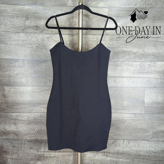 Mother of All Celeste Mini Dress Black Bodycon Sculpting NWT $255 Size M