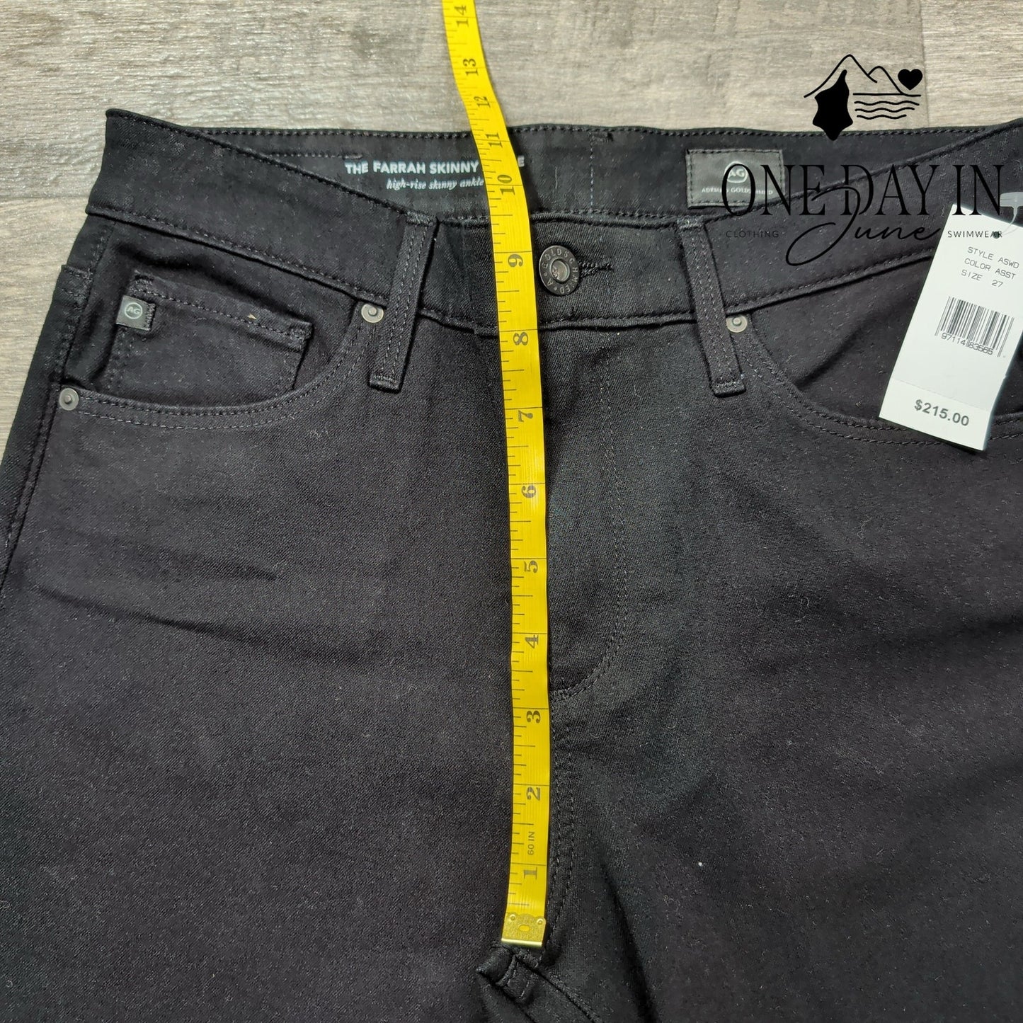 AG Adriano Goldschmied The Farrah Skinny Ankle Jean High Rise Stretch NWT Size 4