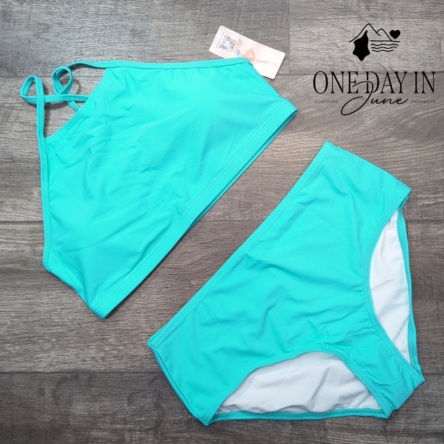 Charmo High Neck Bikini Swimsuit Size L