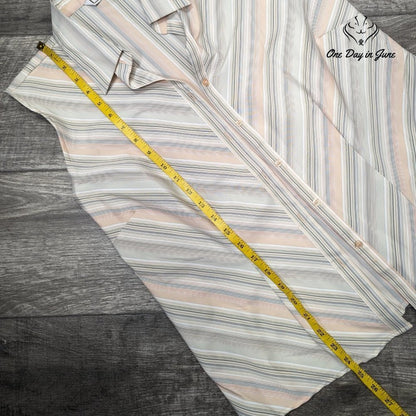 Poetic Gem Sleeveless Button Down Top Size XL