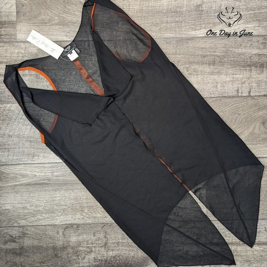 Angel Apparel Sheer Vest Top Size XL