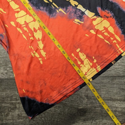 Annystore Plus Size Short Set Casual Tie Dye Bodycon Shorts Size 5XL