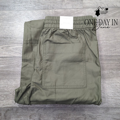 Banana Republic Wide Leg Pull On Drawstring Pants Size S