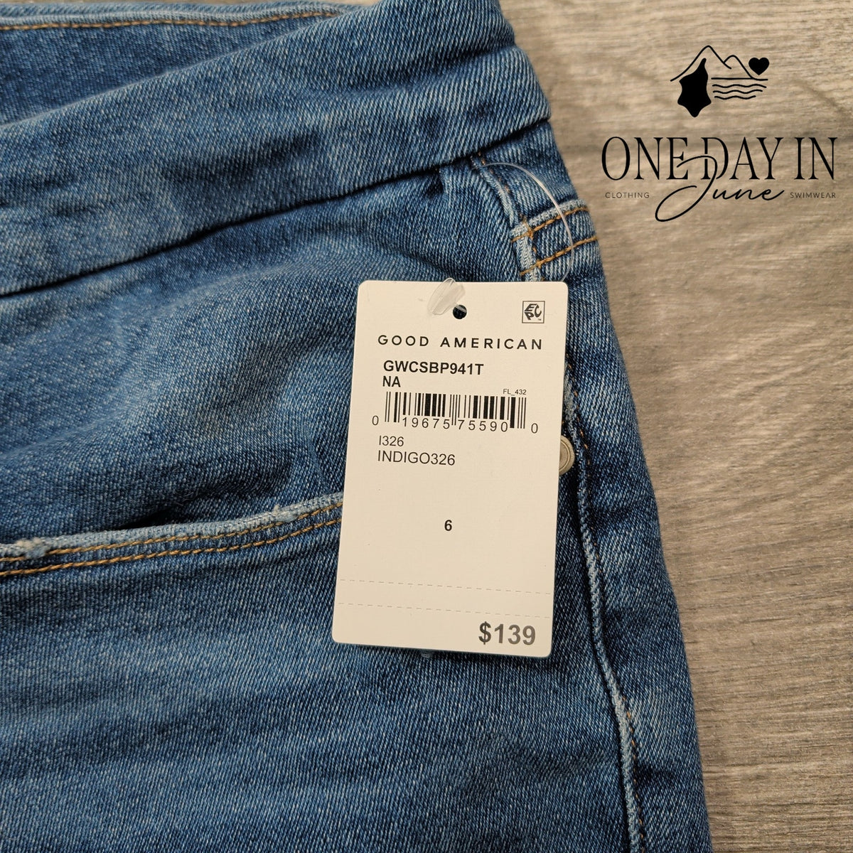 Good American Good Waist Crop High Rise Skinny Jeans Indigo NWT Size 20