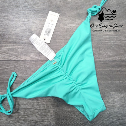 Phax Ruched Back Tie Side Bikini Bottom Size L