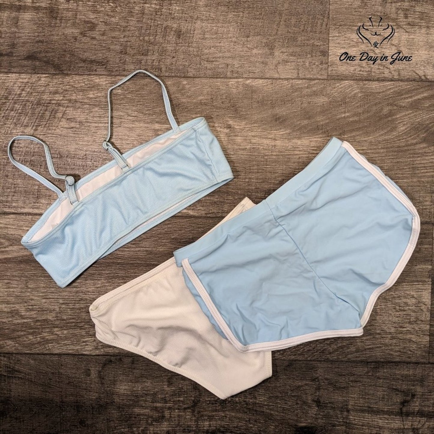 Soly Hux 3 Piece Ribbed Bikini Set Size 160 (12-14)