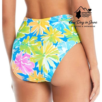 Bleu Rod Beattie Floral Bikini Bottom Size 8