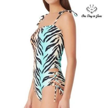 Sugar Beach Tiger Print One Piece Size S