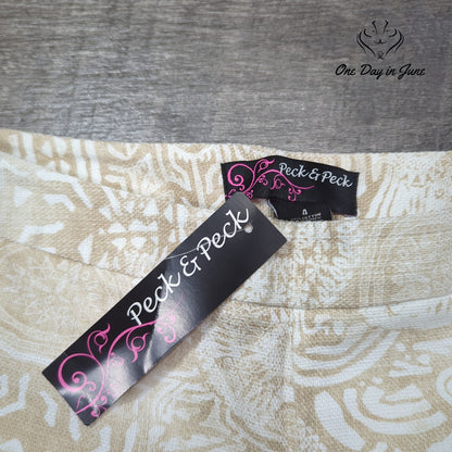 Peck & Peck Desert Sunset Straight Leg Pants Size 4