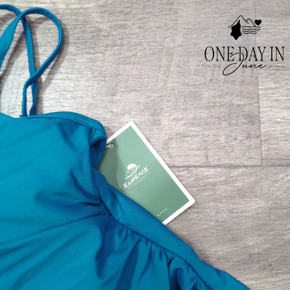 Eomenie Tropical Boyshort Tankini Swimsuit Size L