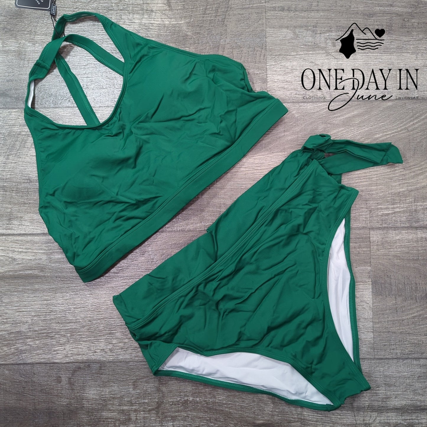 Zaful High Waist Crop Bikini Swimsuit Size XL