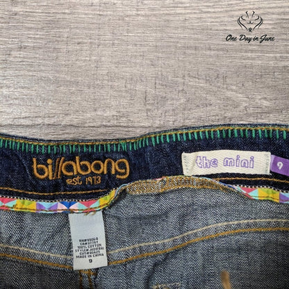 Billabong Juniors The Mini Denim Skirt Size 9