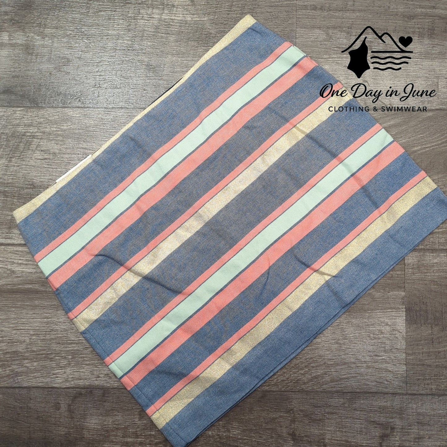 Gap Striped Lined Mini Skirt Size 10