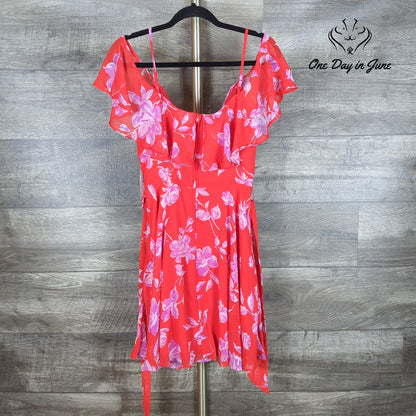 Premier Amour Off Shoulder Spaghetti Strap Mini Dress Size S
