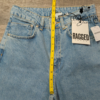 Ragged Jeans High Rise Straight Leg Jeans Light Wash NWT Size 2