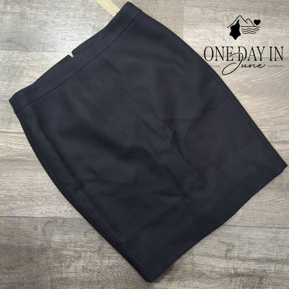J.Crew Petite Wool Pencil Skirt Size 8P