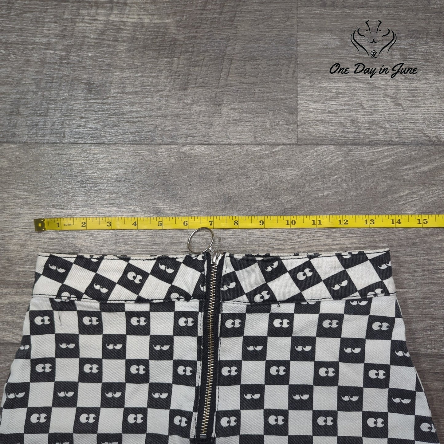 Vans Lazy Oaf Denim Mini Skirt Size XS