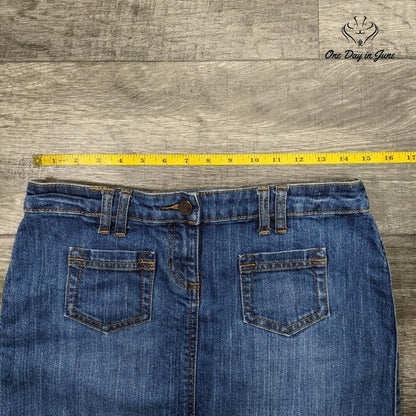 New York & Company Denim Skirt Size 2