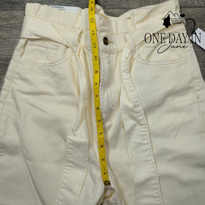 Joe's Jeans The Brinkley High Rise Paperbag Jeans Size 6 (28)