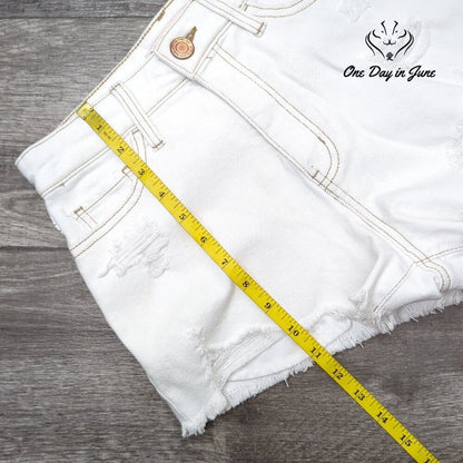 SO Juniors Super High Rise Cutoff Denim Shorts Size 5