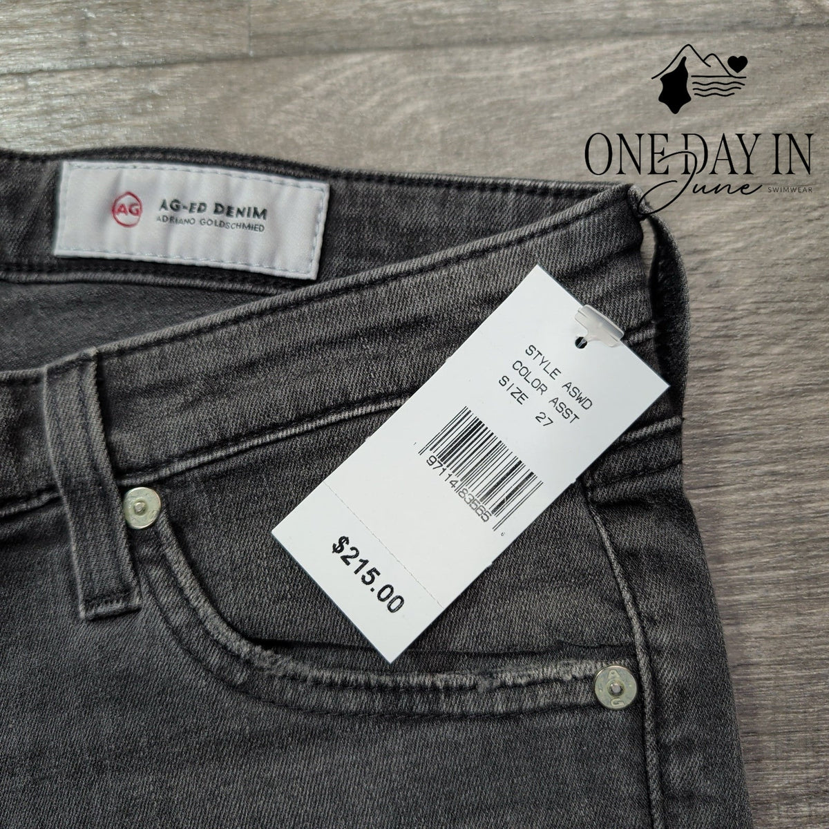 AG Adriano Goldschmied The Legging Ankle Skinny Jeans Gray NWT Size 4 (27)