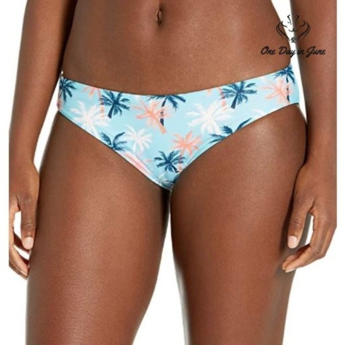 Cyn Luca Reversible Scoop Bikini Bottom Swimsuit Size XL