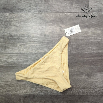 RVCA Run Wild Bikini Bottom Apricot Low Rise Medium NWT $52 Size XS
