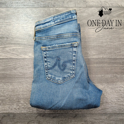 AG Adriano Goldschmied The Legging Ankle Super Skinny Jeans NWT $215 Size 4 (27)