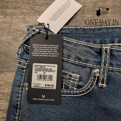 True Religion Becca Mid Rise Bootcut Jeans Size 8 (29)