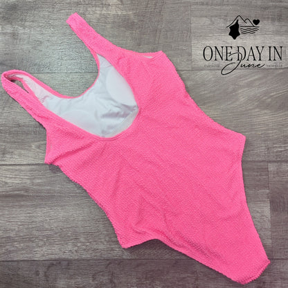 Suuksess Smocked One Piece Swimsuit Size M