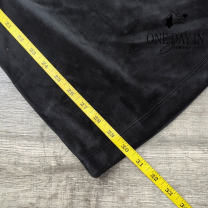 Calvin Klein Velour Wide Leg Pull On Pants Size S