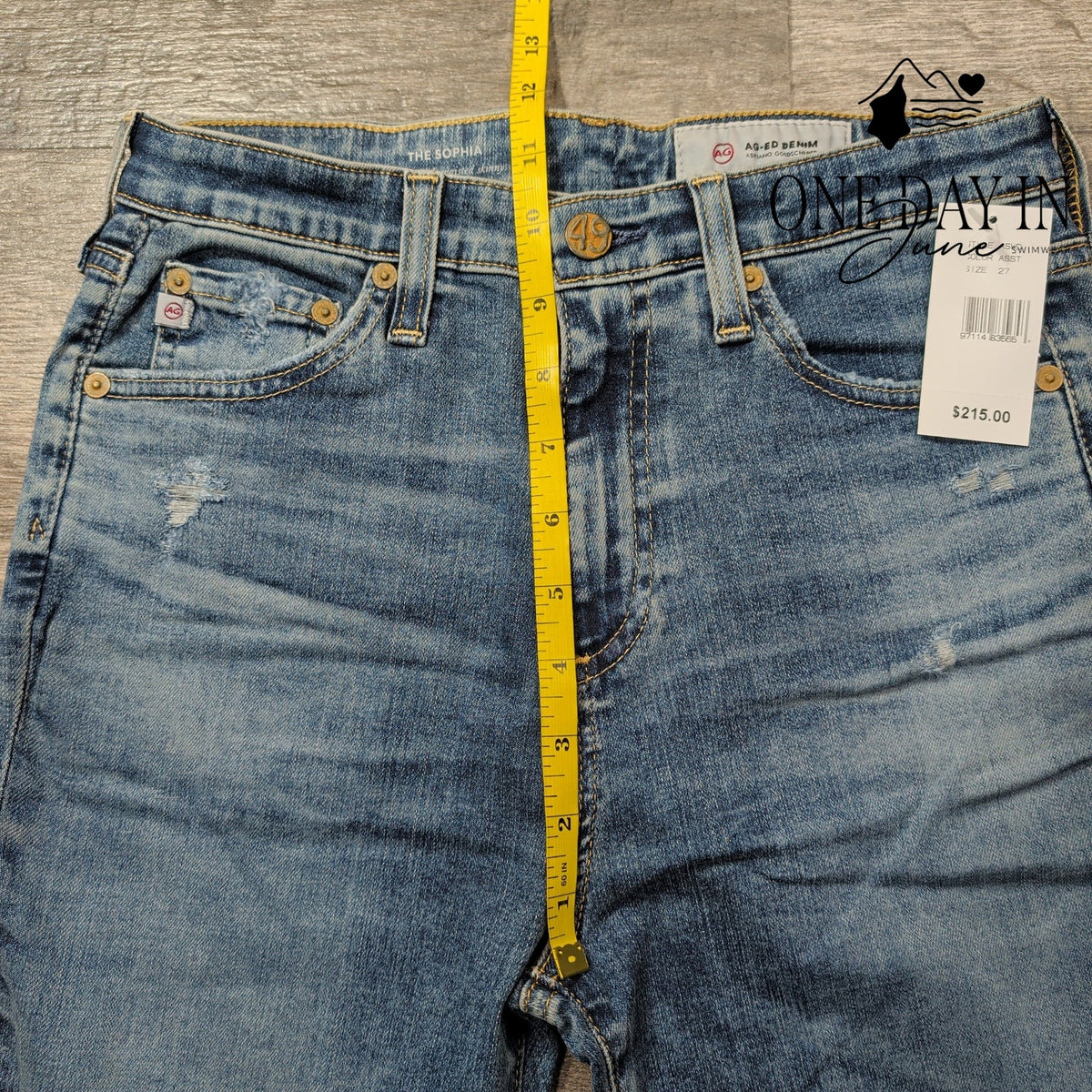 AG Adriano Goldschmied The Sophia High Rise Skinny Jeans NWT Size 4 (27)