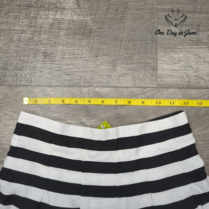 Gianni Bini Striped A Line Mini Skirt Size XS
