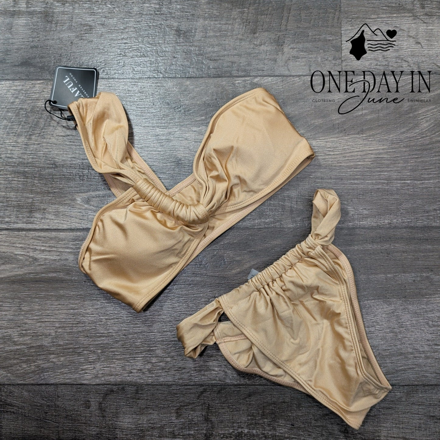 Zaful One Shoulder Bikini Swimsuit Size S