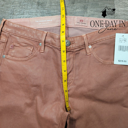 AG Adriano Goldschmied Legging Ankle Coated Super Skinny NWT $215 Size 4 (27)