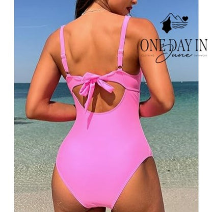 Lophitin Underwire One Piece Swimsuit Size L