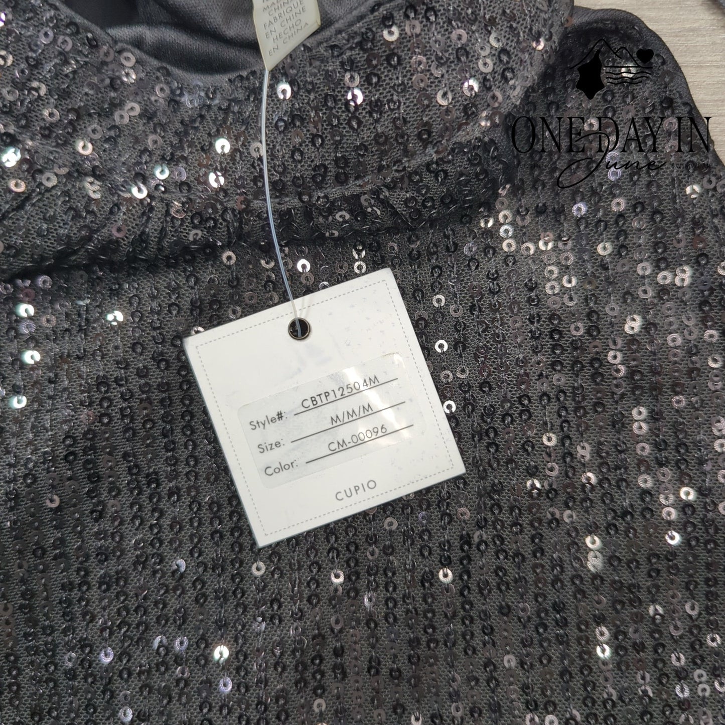 Cupio Sequin Sleeveless Top Size M