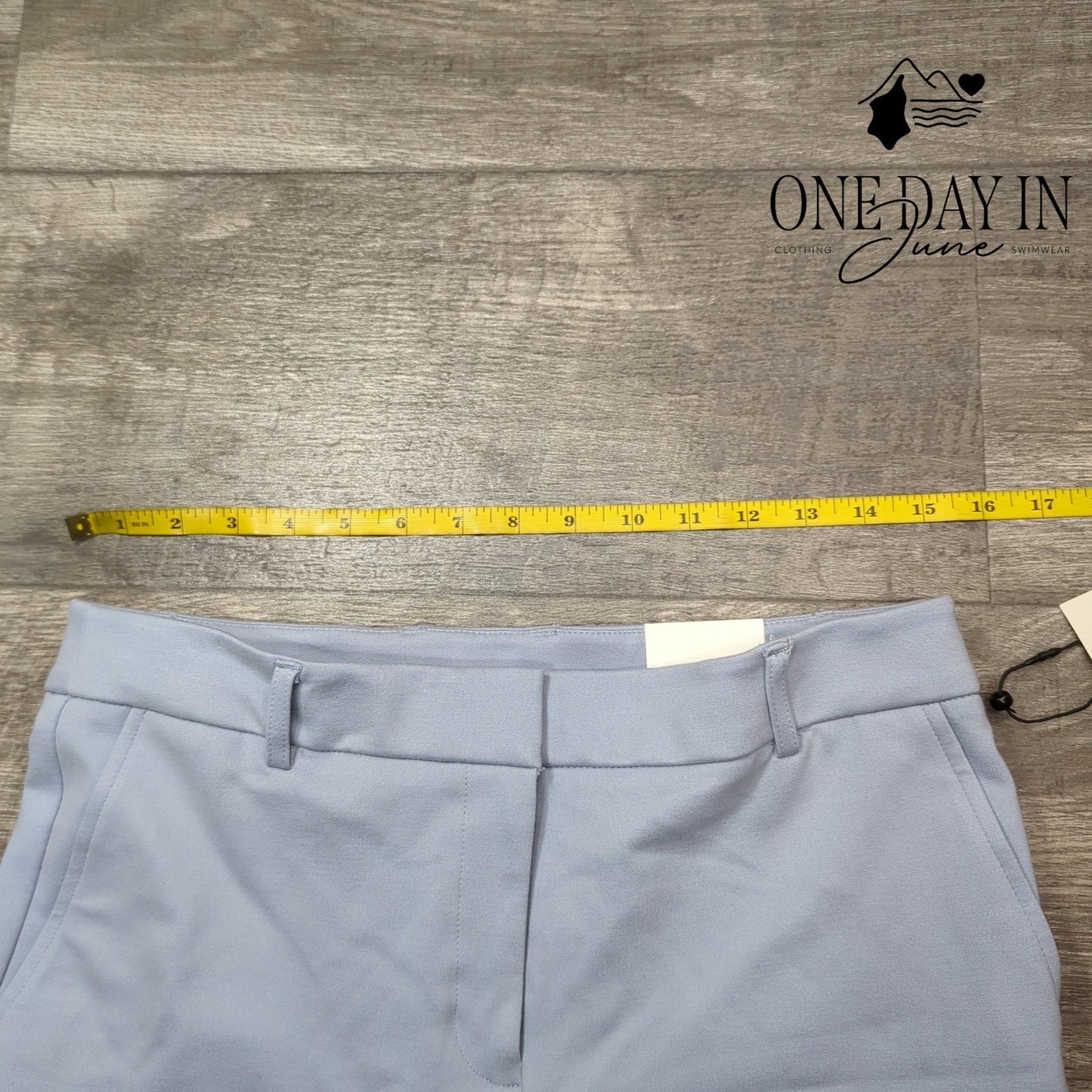 Anne Klein Summit Blue Trouser Pants Size 6