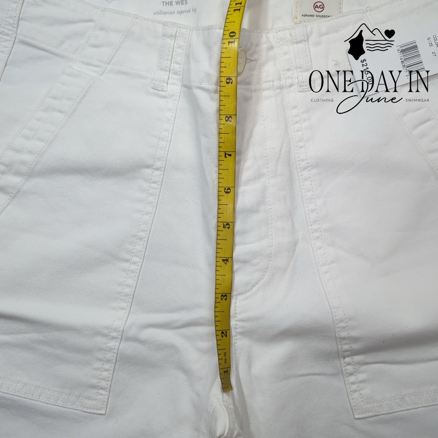 Adriano Goldschmied The Wes Utilitarian Tapered Leg Jeans Size 27 (4)