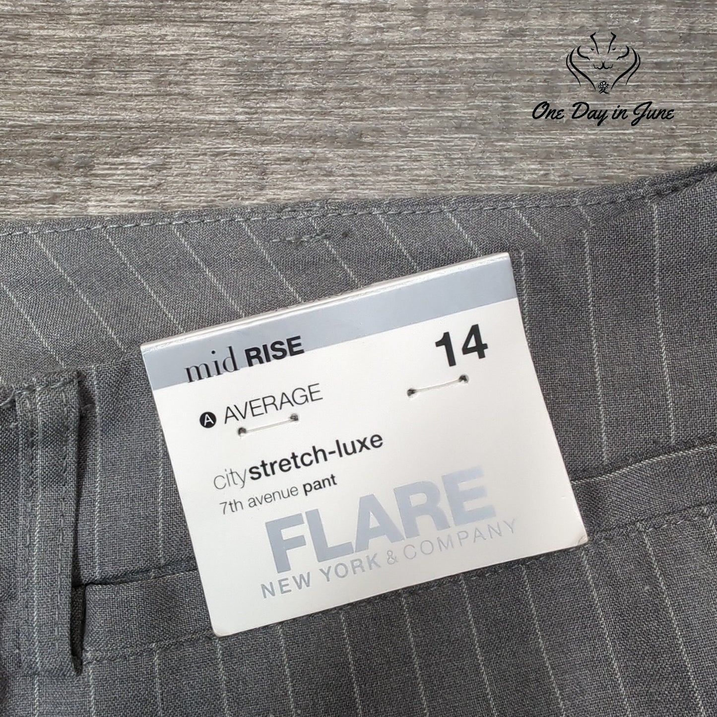 New York & Company City Stretch Flare Pants Size 14